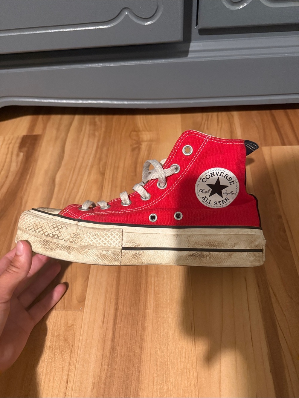 Converse Red Chuck Taylor All Star High-Top Sneakers